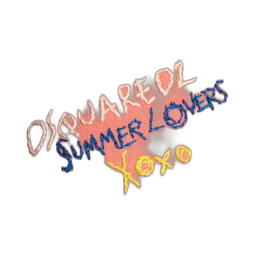 Dsquared2 Summer Lovers Embroidered Shorts