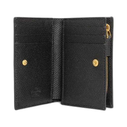 Zip-Fastening Logo-Plaque Wallet