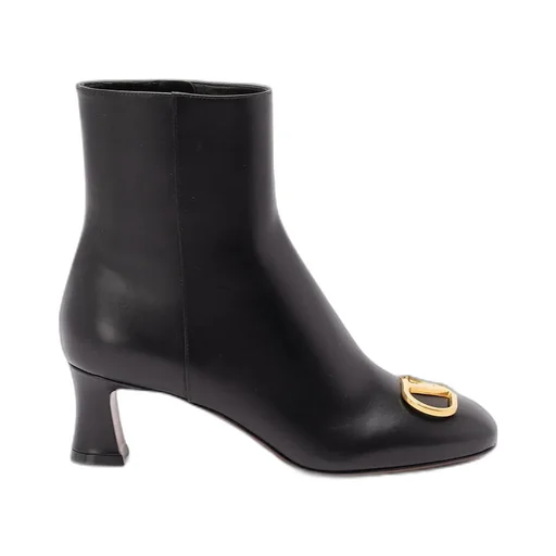 60Mm Logo-Plaque Leather Boots