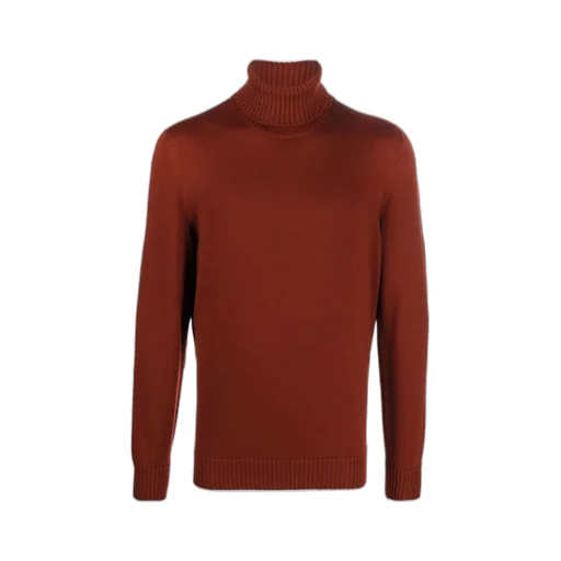 Long-Sleeved Turtleneck Sweater