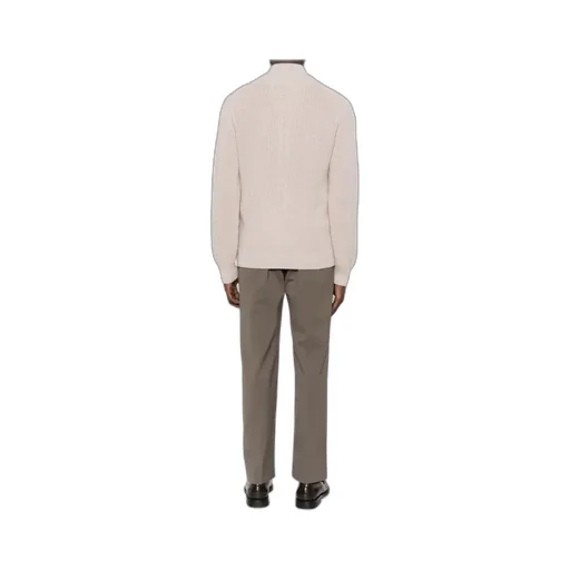 Drumohr Ribbed Zip-Front Cardigan