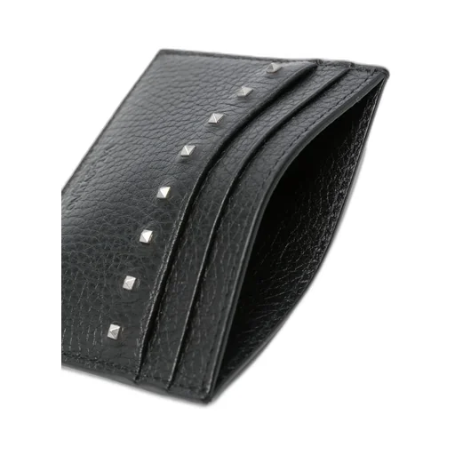 Valentino Garavani Rockstud Logo Debossed Cardholder