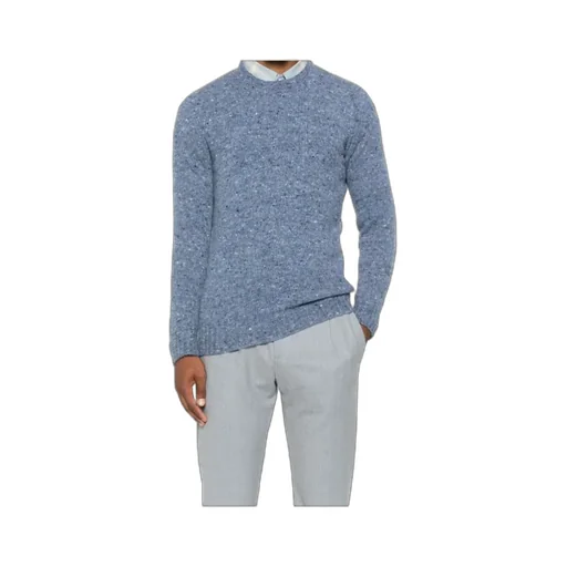 Speckled Round-Neck Sweater