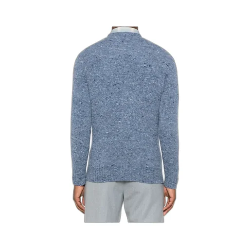 Speckled Round-Neck Sweater