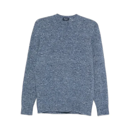 Speckled Round-Neck Sweater