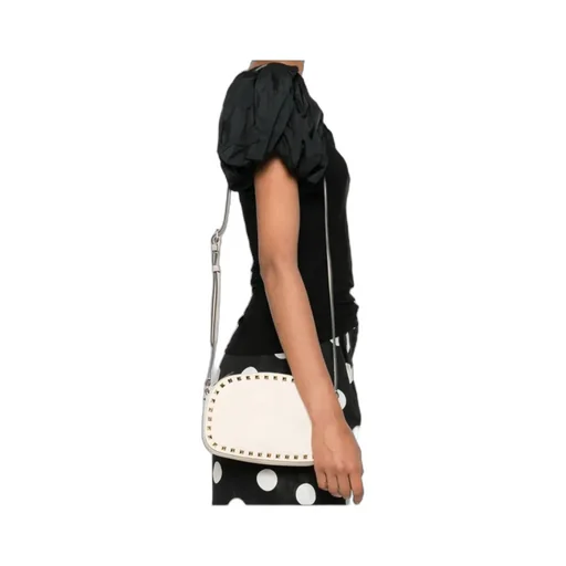 Valentino Garavani Rockstud Zip-Up Shoulder Bag