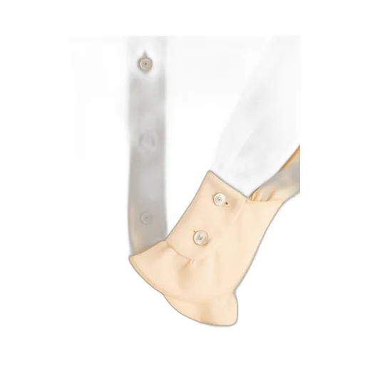 Valentino	Georgette Ruffled Collar Button-Up Blouse