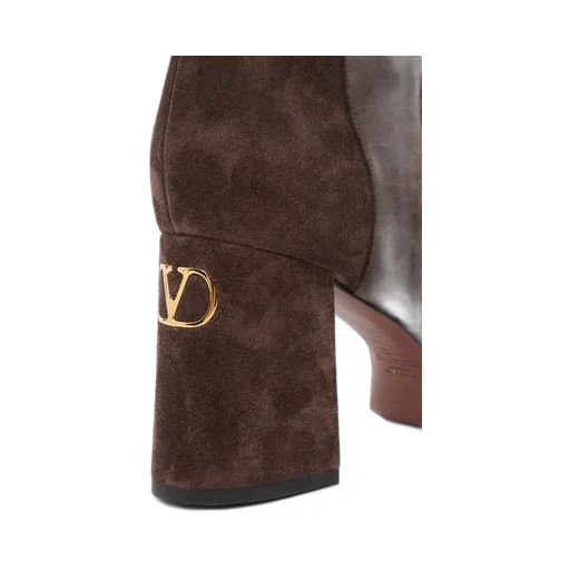 Valentino Fawcette Zip-Up Ankle Boots