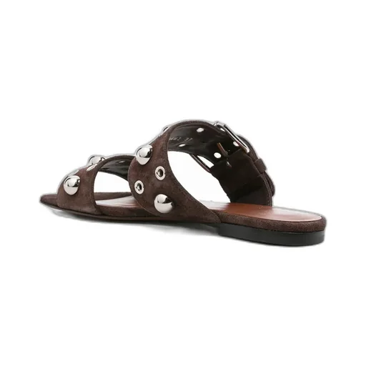 Valentino Eyelet Detailed Buckled Sandals