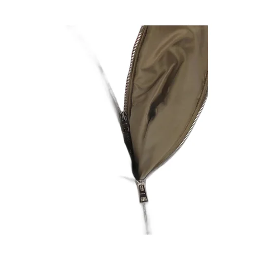 Hourglass Bomber With Zipped Shawl Collar In Nylon