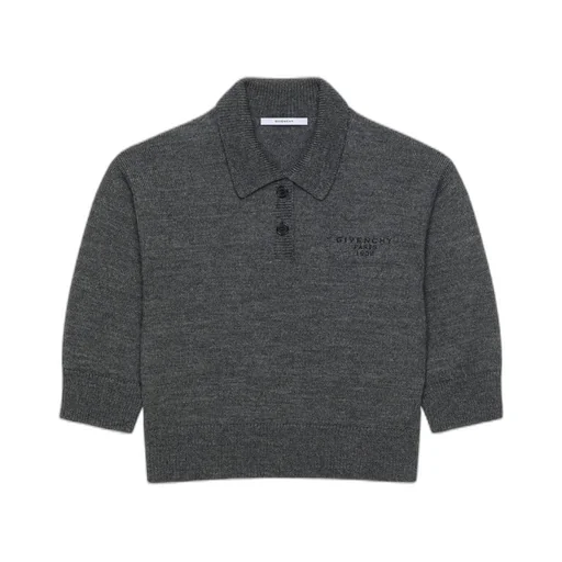 Givenchy Logo Detailed Short-Sleeve Knit Polo Shirt