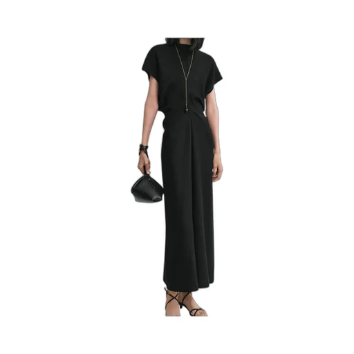 Slouch-Waist Maxi Dress