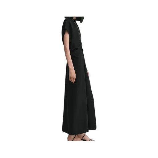 Slouch-Waist Maxi Dress