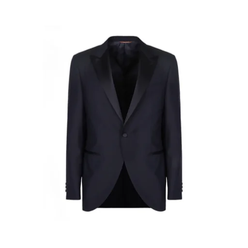 Canali Satin Lapel Two-Piece Suit