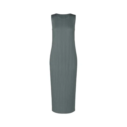 Pleated Midi Dress