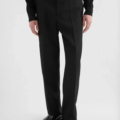 Wool Gabardine Trousers