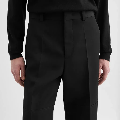 Wool Gabardine Trousers