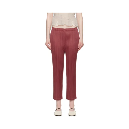 Straight-Leg Casual Pants