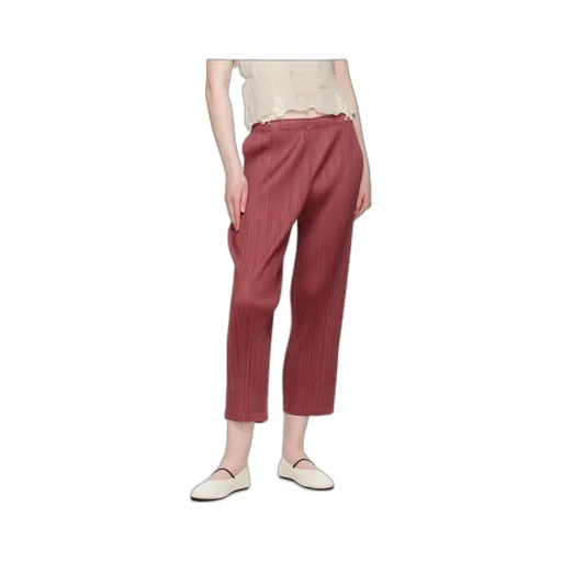 Straight-Leg Casual Pants