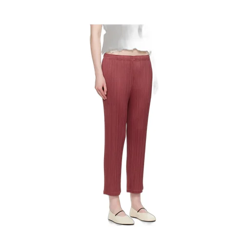 Straight-Leg Casual Pants