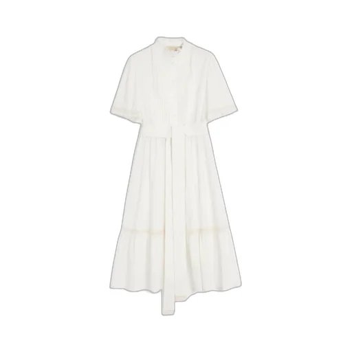 Midi Dress In Cotton Muslin