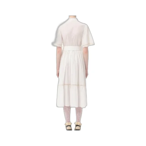 Midi Dress In Cotton Muslin
