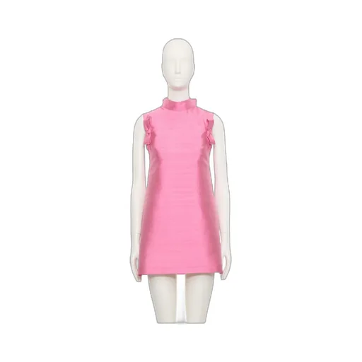 Bow-Detail Mini Dress