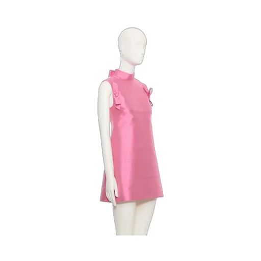 Bow-Detail Mini Dress