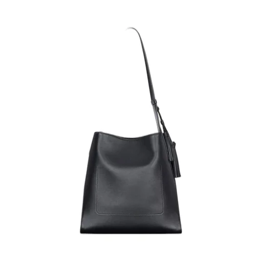 Medium Belted Hobo Bag In Leather