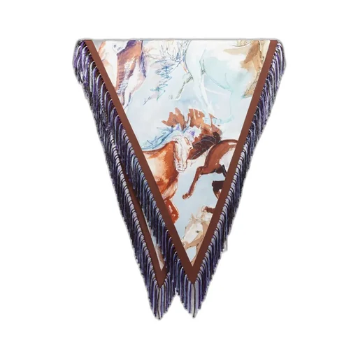 Weekend Max Mara Pattern-Printed Fringed Scarf