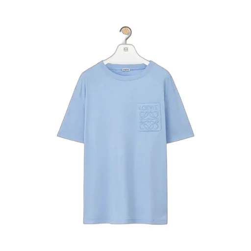 Loewe Logo Embroidered Crewneck T-Shirt