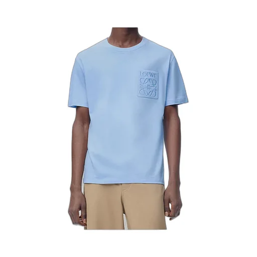 Loewe Logo Embroidered Crewneck T-Shirt