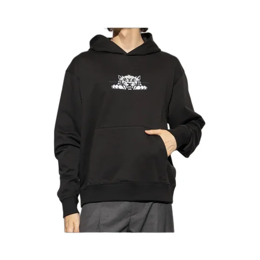 Kenzo Logo Embroidered Hoodie