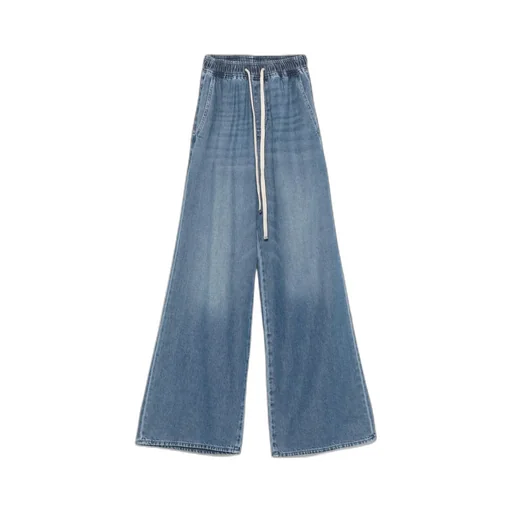 Elasticated-Waistband Jeans