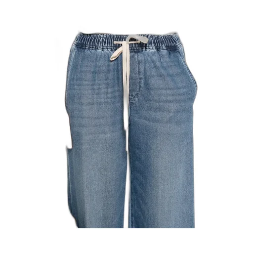 Elasticated-Waistband Jeans