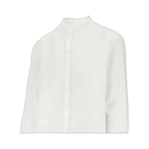 Collarless Long-Sleeve Shirt