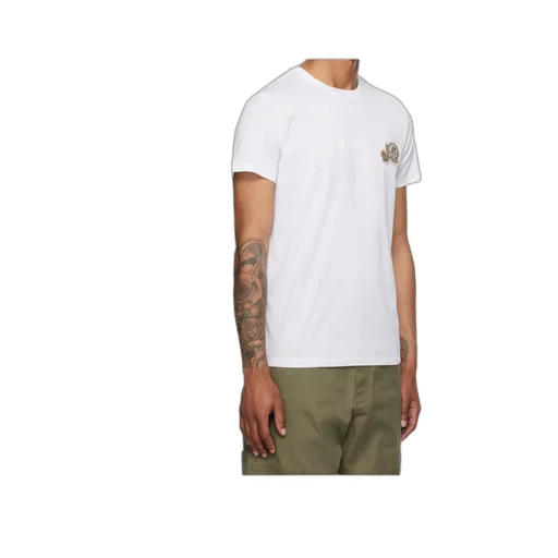 Moncler Logo Embroidered Crewneck T-Shirt