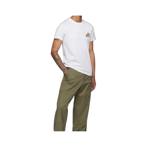 Moncler Logo Embroidered Crewneck T-Shirt