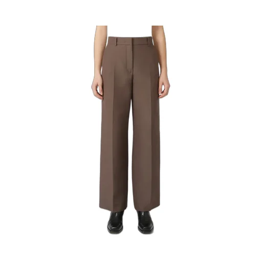 Technical Cotton Palazzo Trousers