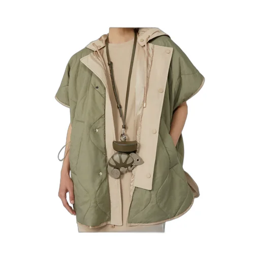 Reversible Water-Repellent Canvas Cape