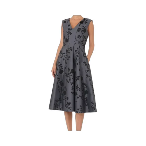 Cotton-Blend Jacquard Dress