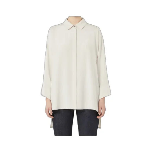 Oversized Crepe De Chine Shirt