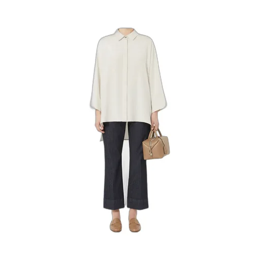 Oversized Crepe De Chine Shirt