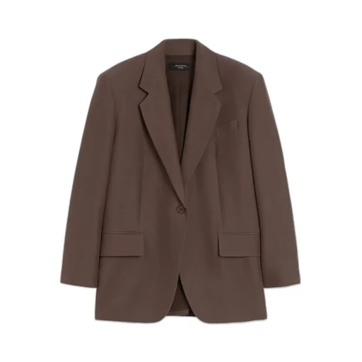 Oversized Cotton-Blend Blazer