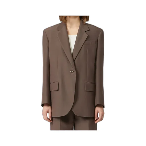 Oversized Cotton-Blend Blazer