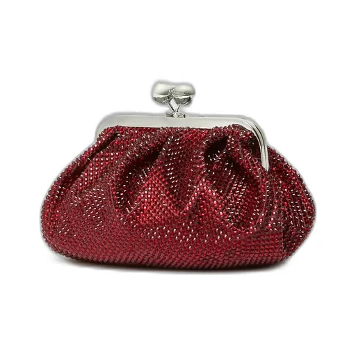 Small Pasticcino Bag In Satin With Rhinestones