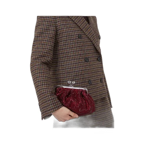 Small Pasticcino Bag In Satin With Rhinestones