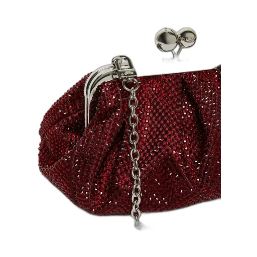Small Pasticcino Bag In Satin With Rhinestones