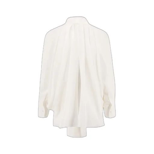 Bow-Detail Silk Top