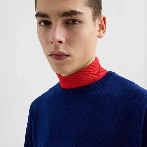 Wool Pointelle Sweater